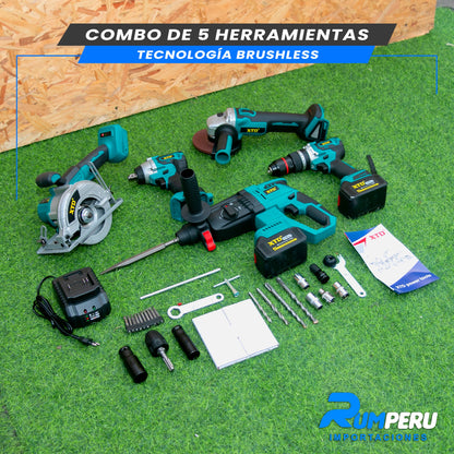 Super Combo de 5 Herramientas 118V