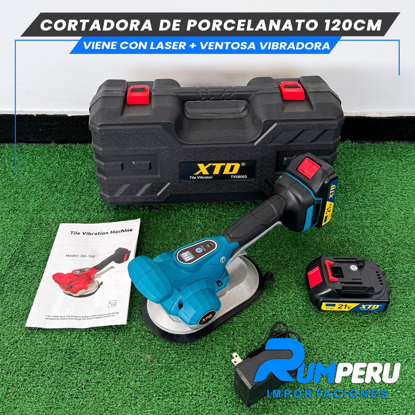 Cortadora De Porcelanato 120CM Viene Con Lase +Ventosa Vibradora