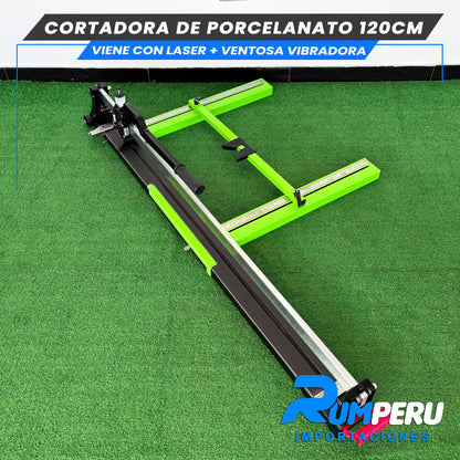 Cortadora De Porcelanato 120CM Viene Con Lase +Ventosa Vibradora