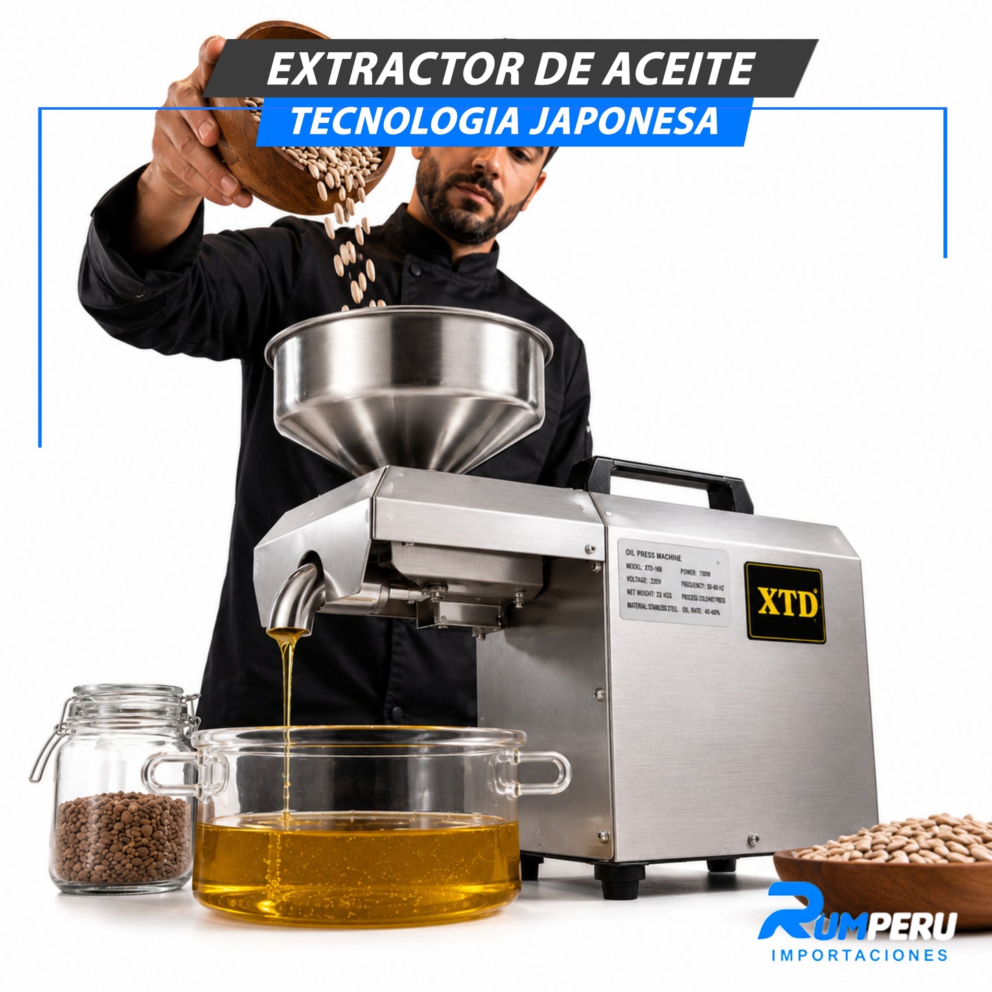 Extractor de Aceite (Tecnología Japonesa)