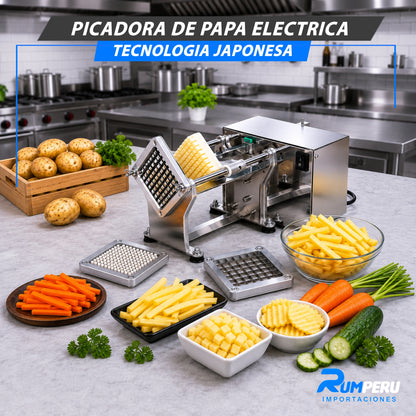 Picadora De Papas Eléctrica (Tecnología  Japonesa)