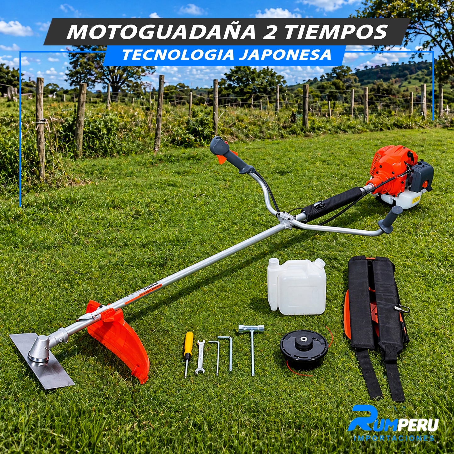 Motoguadaña 2 Tiempos (Tecnología Japonesa)