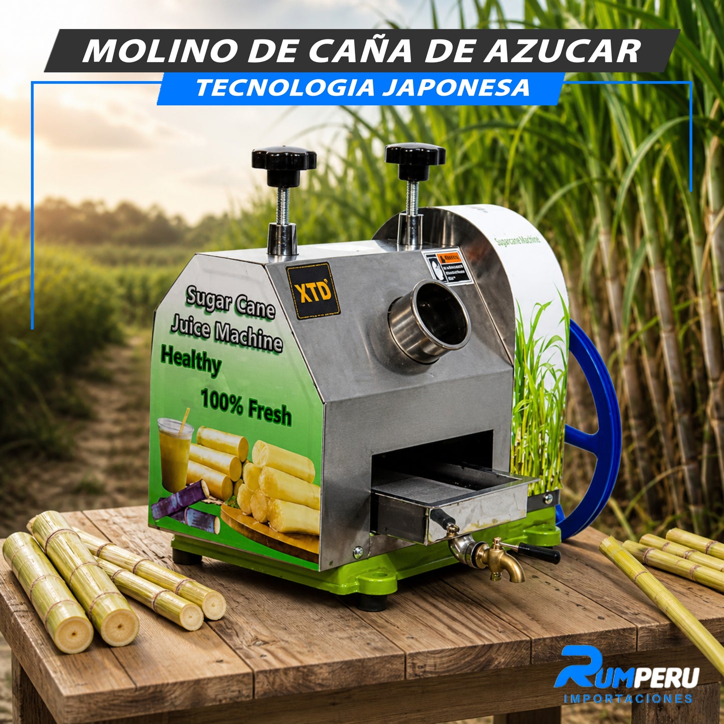 Molino De Caña y Azúcar (Tecnología Japonesa)