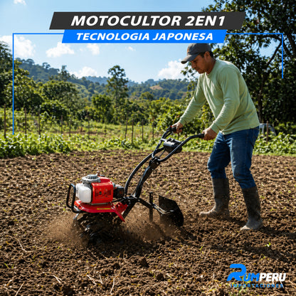 Motocultor 2 En 1 (Tecnología  Japonesa)