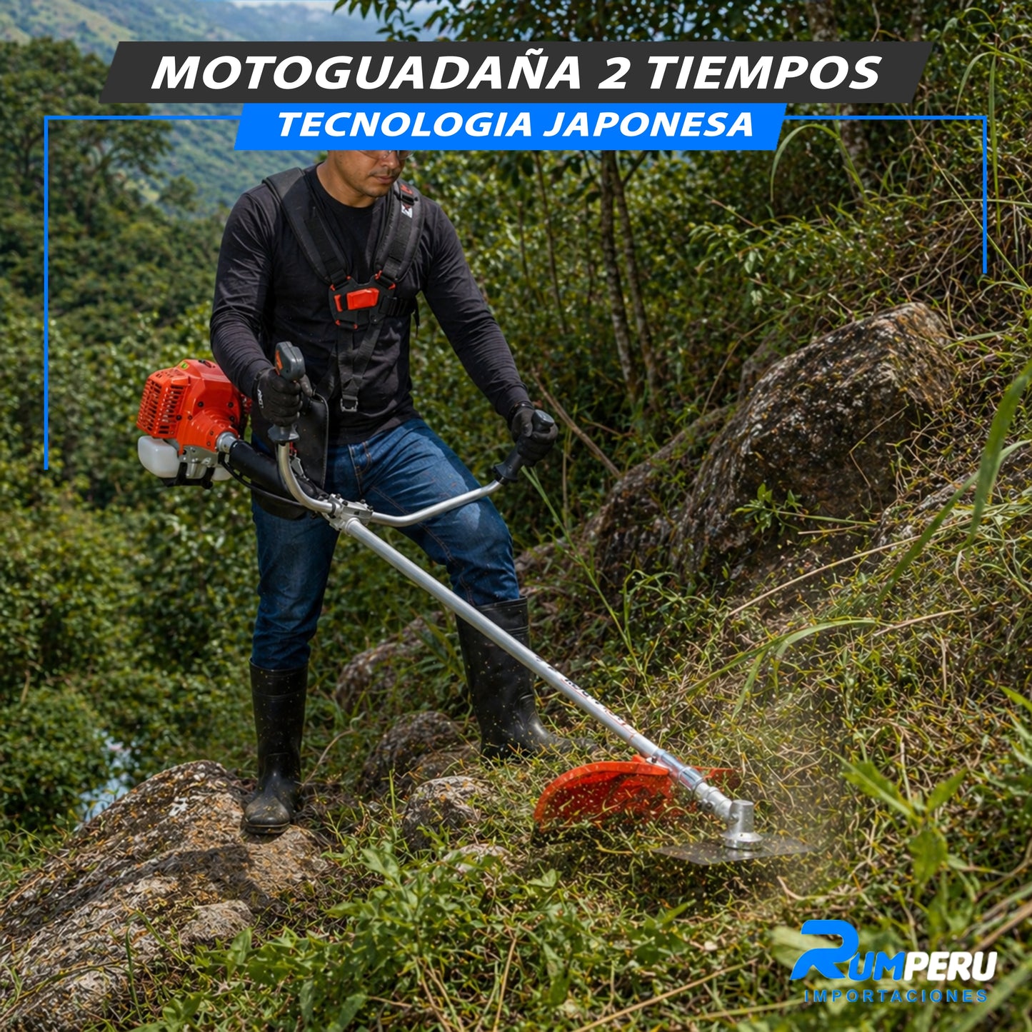 Motoguadaña 2 Tiempos (Tecnología Japonesa)