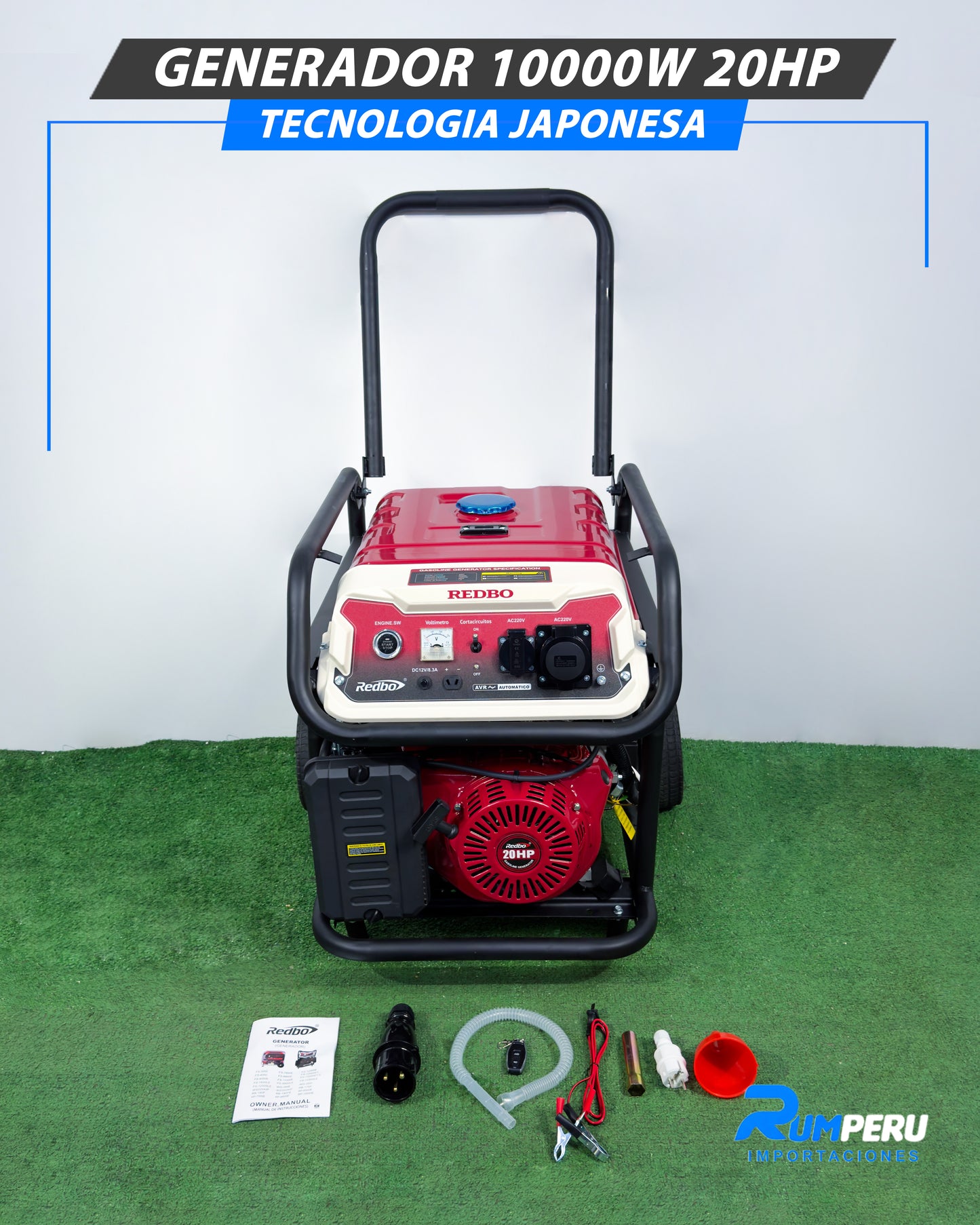 Generador 10000W 20HP (Tecnología Japonesa)