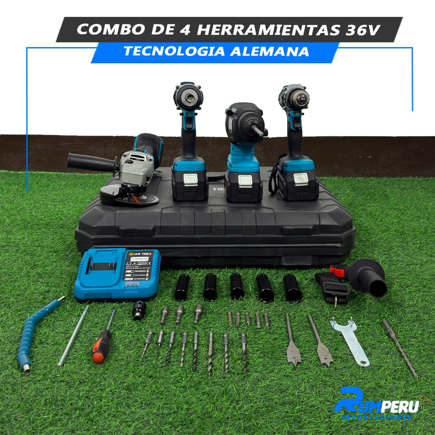 Combo 4 Herramientas 36V (Tecnología Japonesa)