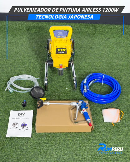 Pulverizador De Pintura Airless 1200W (Tecnología Japonesa)