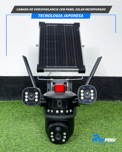 Cámara De Videovigilancia Con Panel Solar Incorporado Tecnología