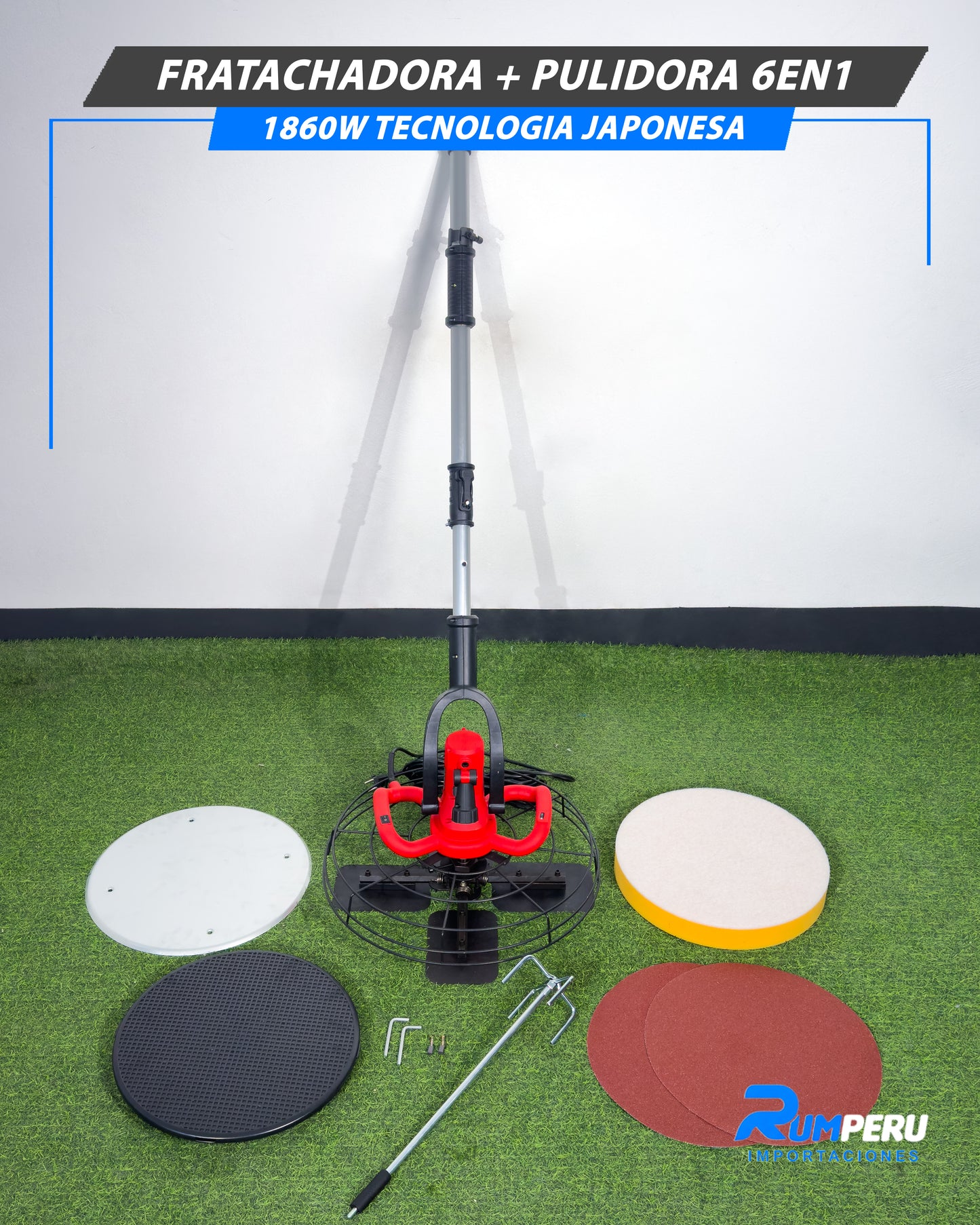 FRATACHADORA + PULIDORA 6 EN 1 – 1860W