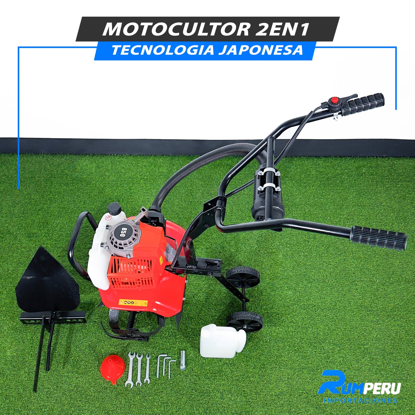 Motocultor 2 En 1 (Tecnología  Japonesa)