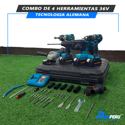 Combo 4 Herramientas 36V (Tecnología Japonesa)