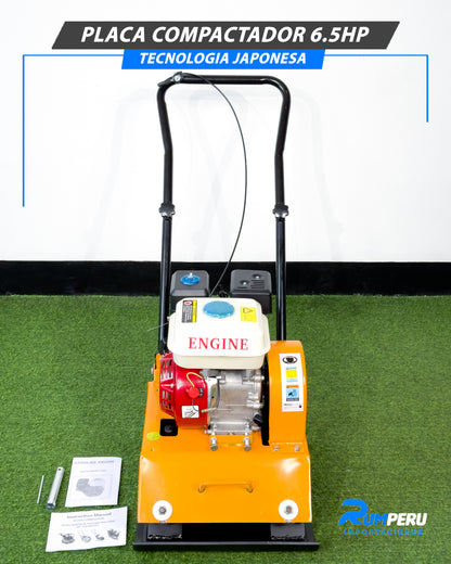 ¡Compactadora 6.5 HP – Tecnología Japonesa!