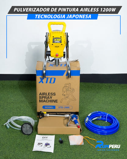 Pulverizador De Pintura Airless 1200W (Tecnología Japonesa)