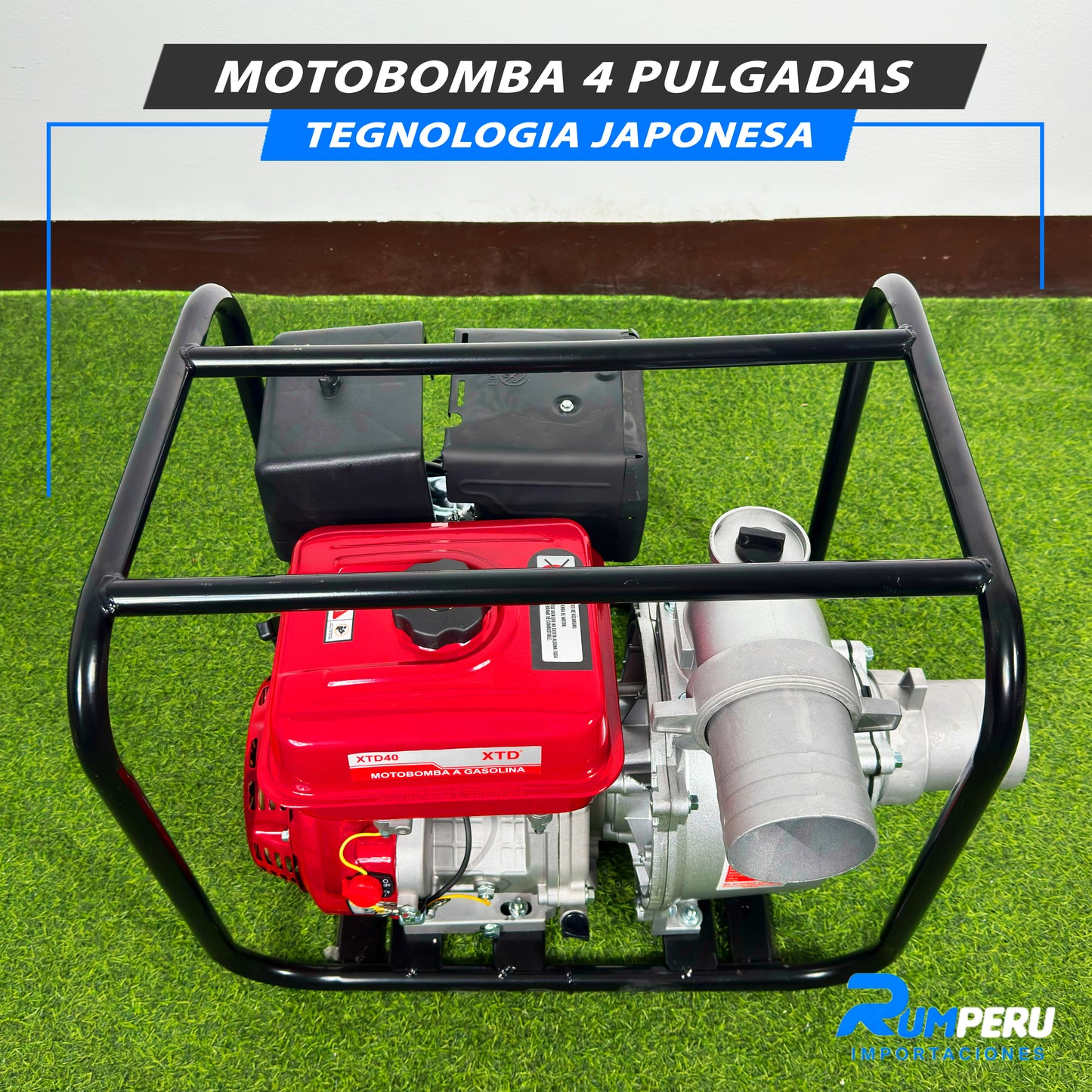 Motobomba 4 Pulgadas (Tecnología japonesa)