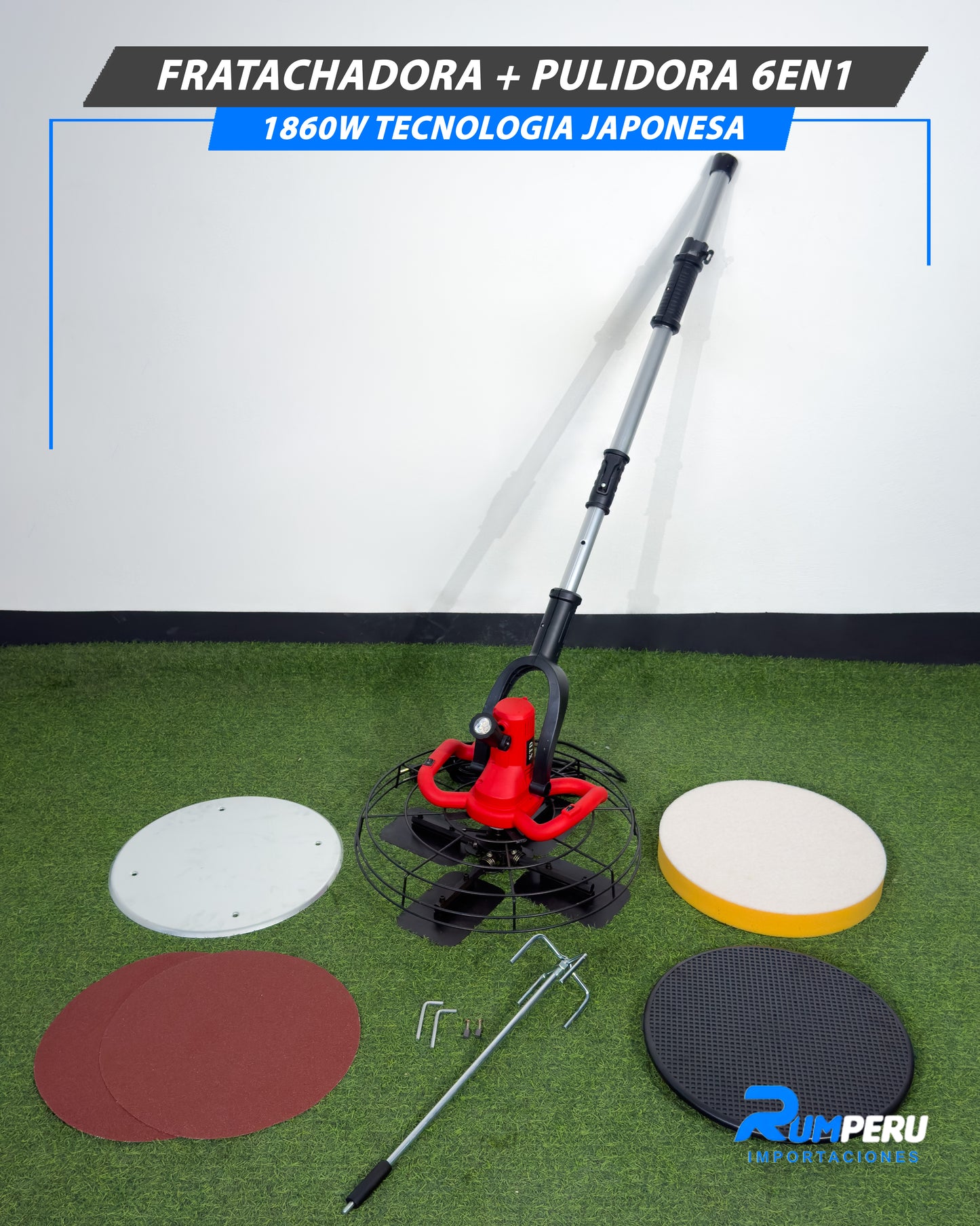 FRATACHADORA + PULIDORA 6 EN 1 – 1860W