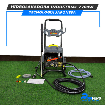 Hidrolavadora Industrial 2700W (Tecnología Japonesa )