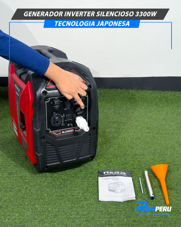 Generador Inverter Silencioso 3300W Tecnología japonesa