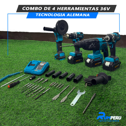 Combo 4 Herramientas 36V (Tecnología Japonesa)