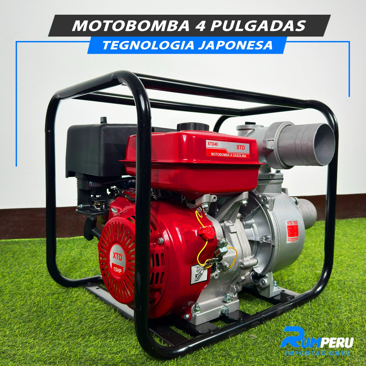 Motobomba 4 Pulgadas (Tecnología japonesa)