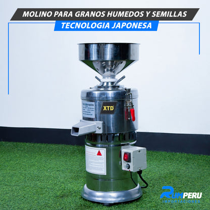Molino Para Granos Húmedos y Semillas (Tecnología Japonesa)