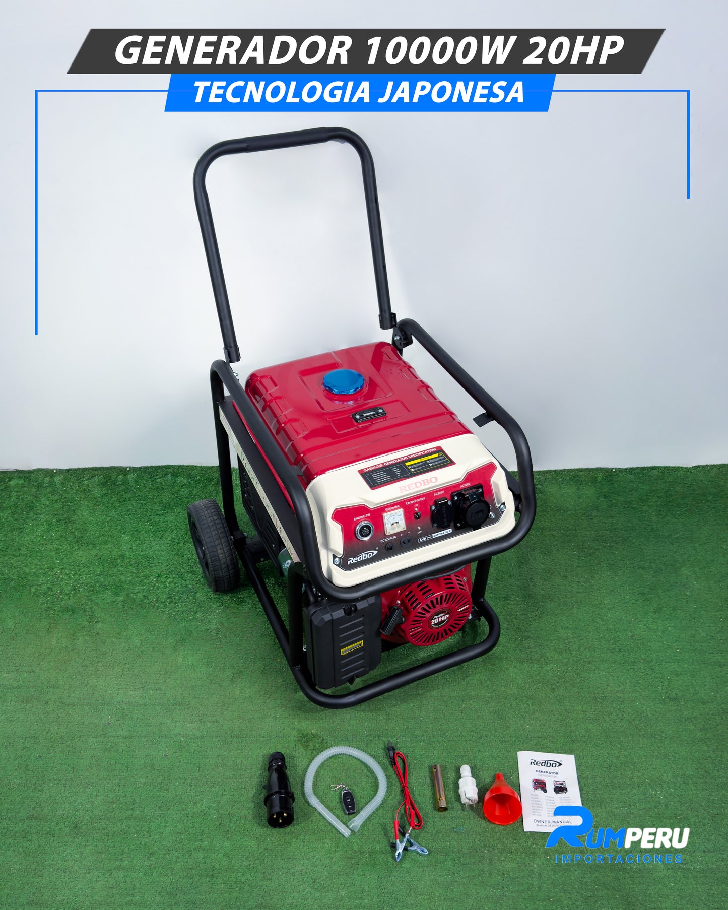Generador 10000W 20HP (Tecnología Japonesa)