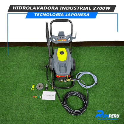 Hidrolavadora Industrial 2700W (Tecnología Japonesa )