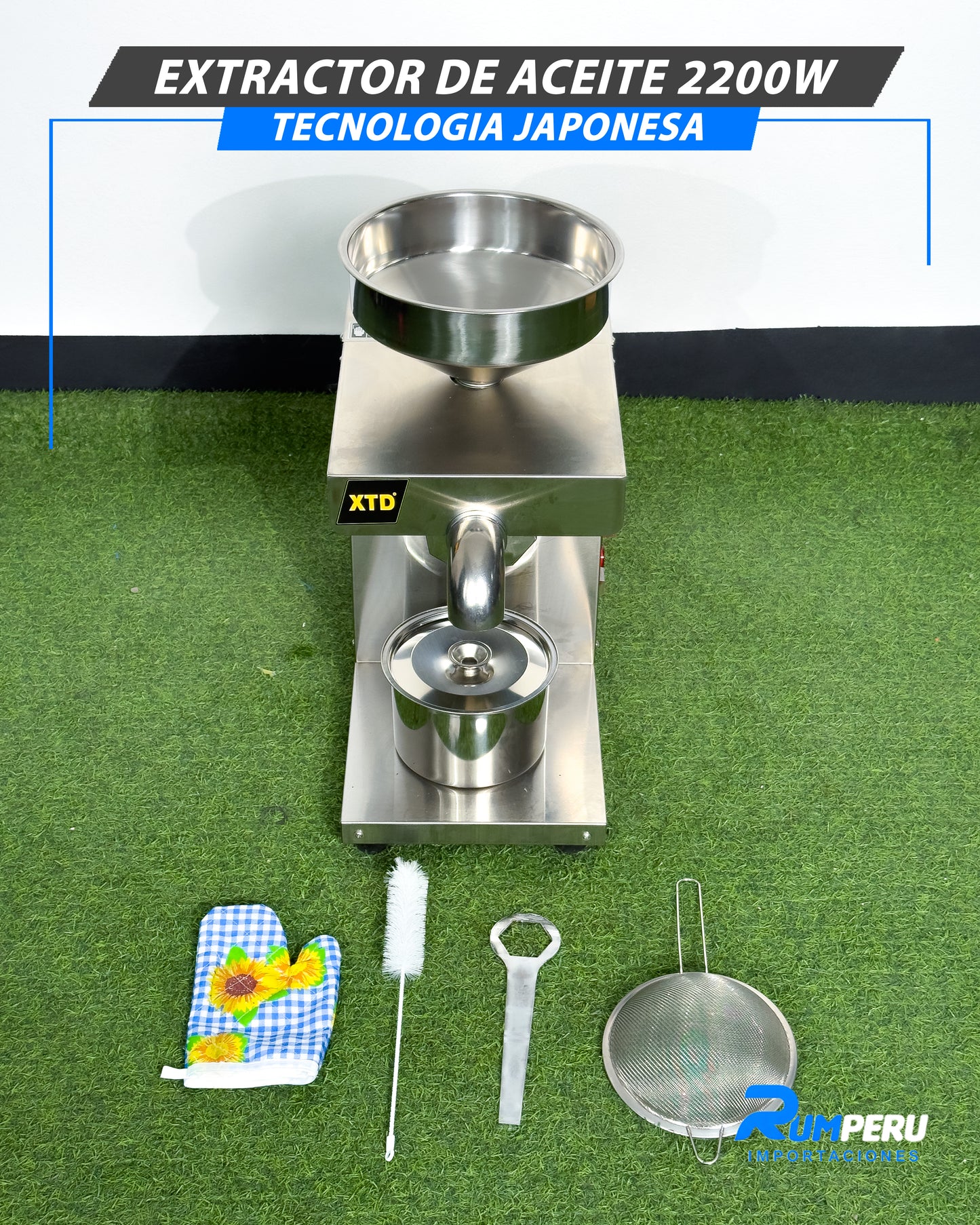Extractor De Aceite 2200W (Tecnología Japonesa)
