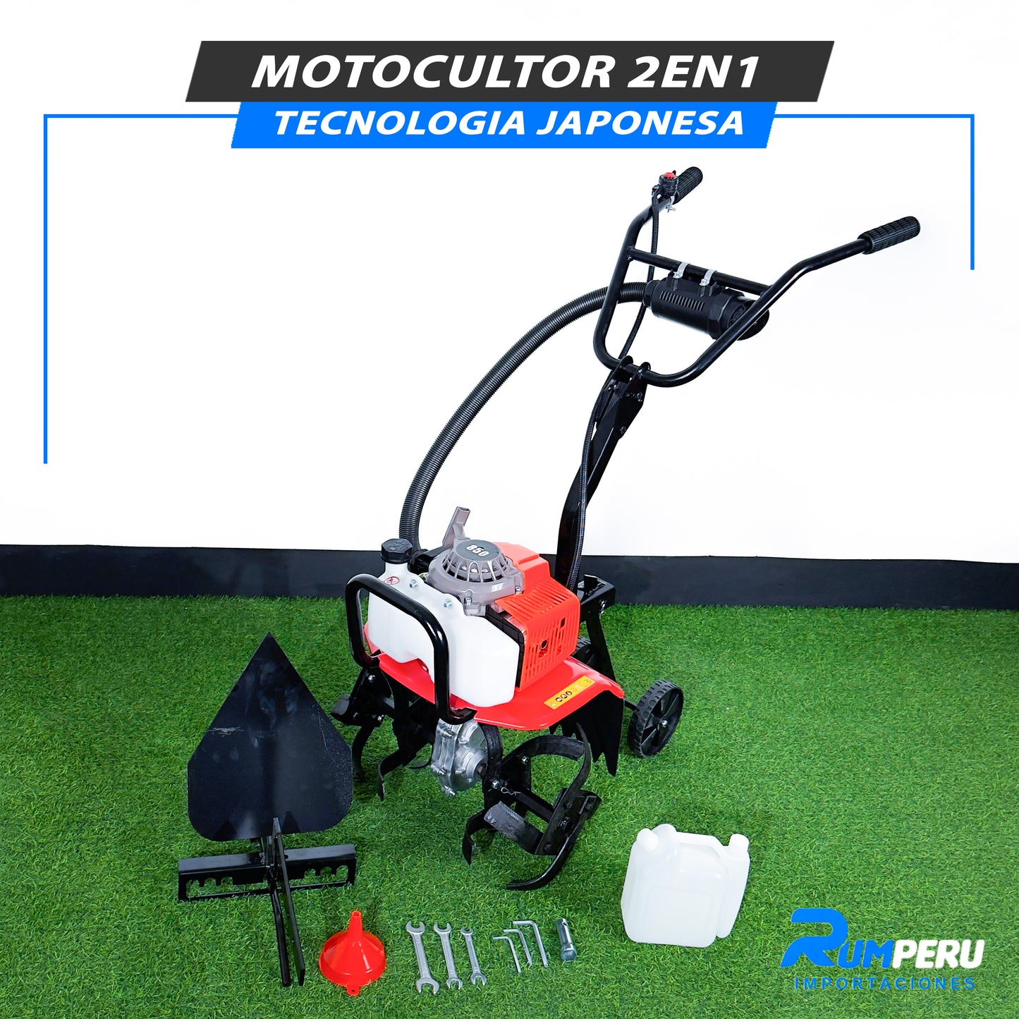 Motocultor 2 En 1 (Tecnología  Japonesa)