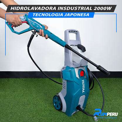 Hidrolavadora Industrial 2000W (Tecnología Japonesa)