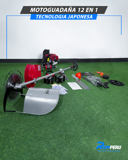 Motoguadaña 12 En 1 Tecnología Japonesa