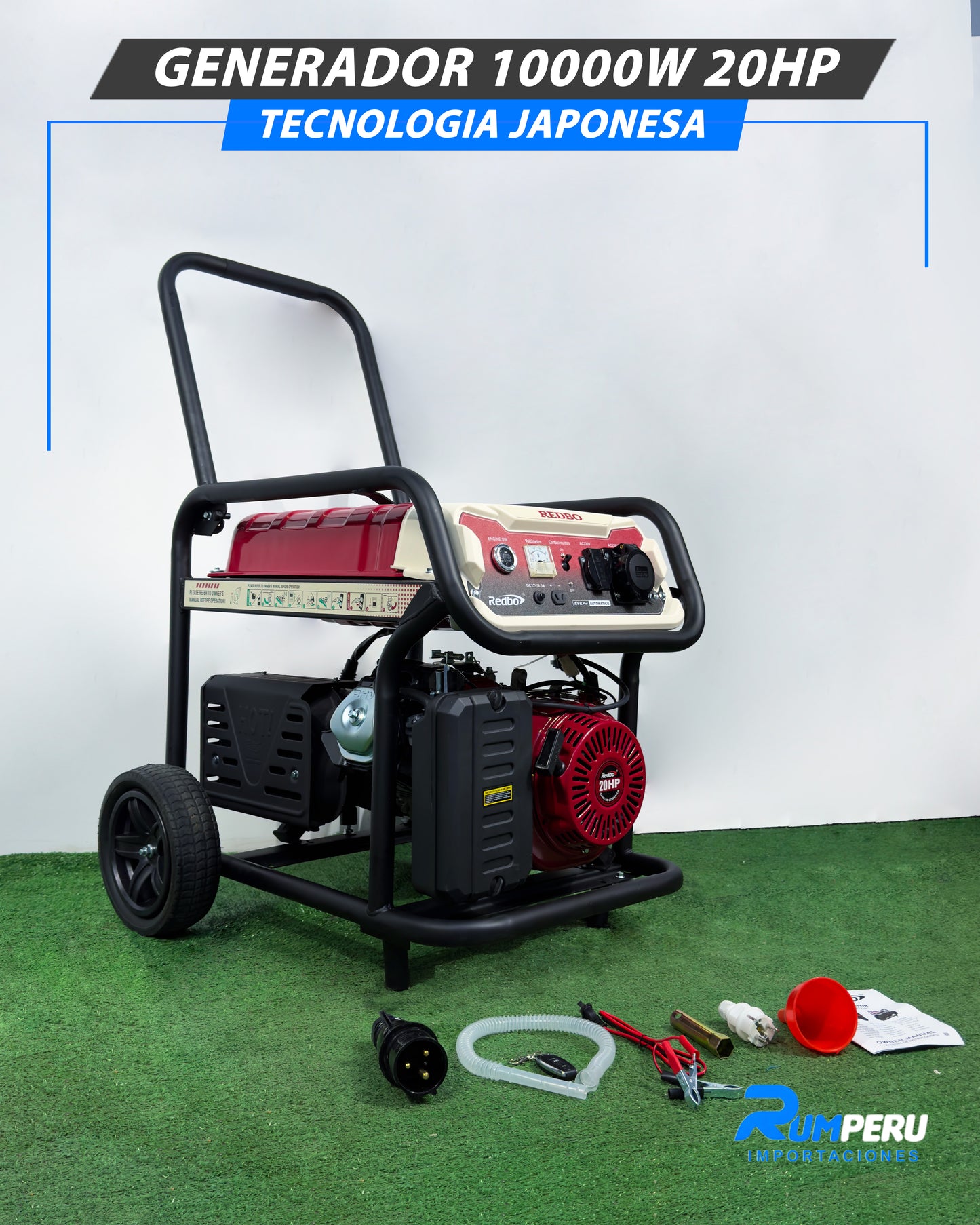 Generador 10000W 20HP (Tecnología Japonesa)