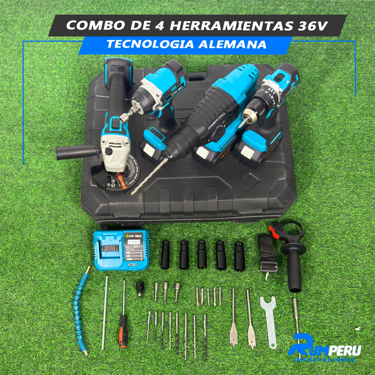 Combo 4 Herramientas 36V (Tecnología Japonesa)