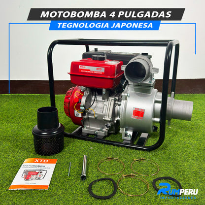 Motobomba 4 Pulgadas (Tecnología japonesa)