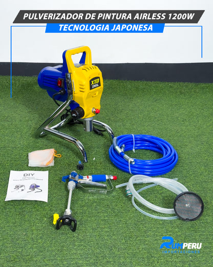 Pulverizador De Pintura Airless 1200W (Tecnología Japonesa)