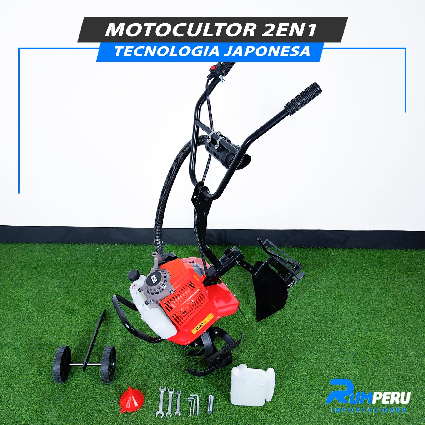 Motocultor 2 En 1 (Tecnología  Japonesa)