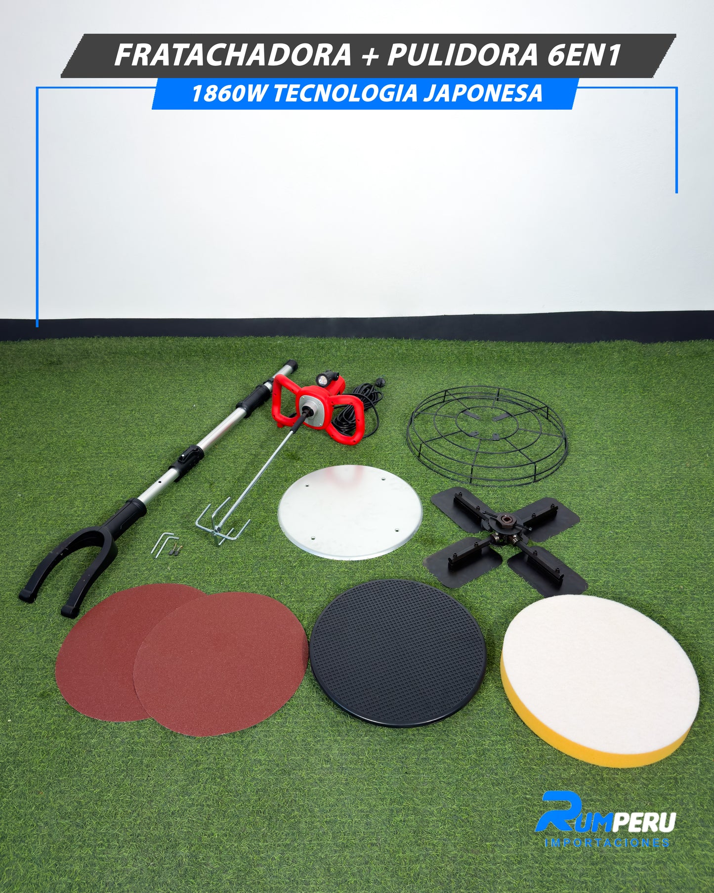FRATACHADORA + PULIDORA 6 EN 1 – 1860W