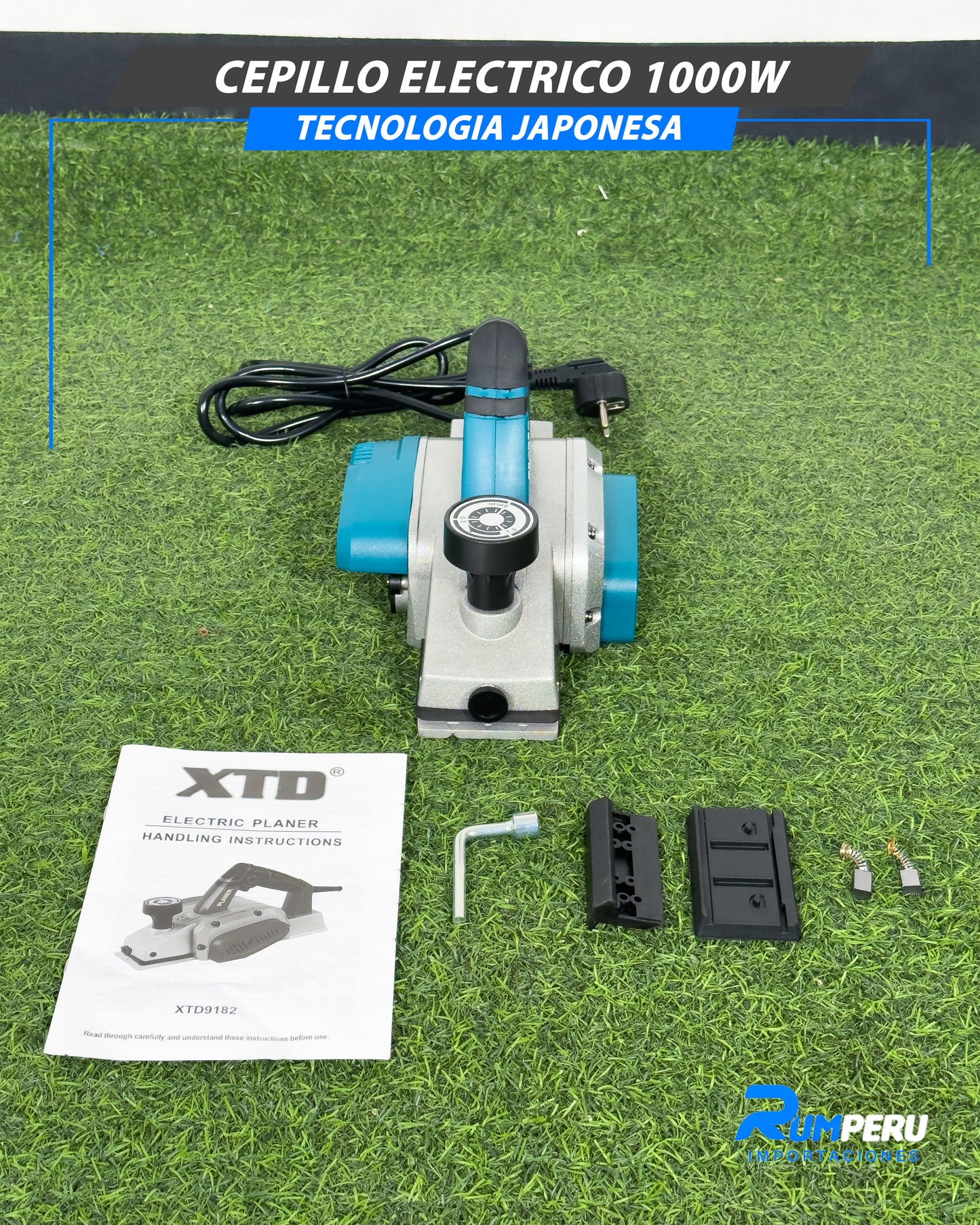Cepillo Eléctrico 1000W (Tecnología Japonesa)