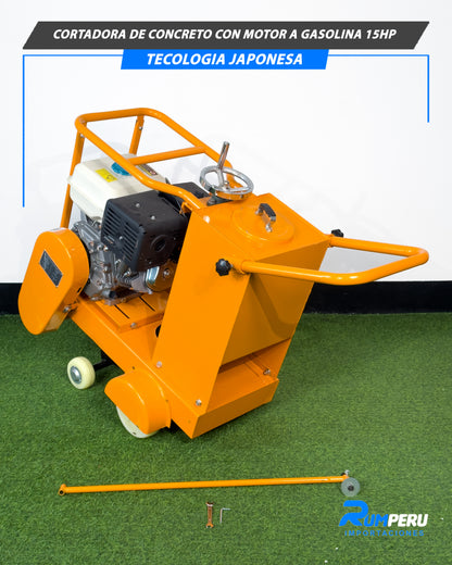 Cortadora de Concreto a Gasolina 15HP – Tecnología Japonesa