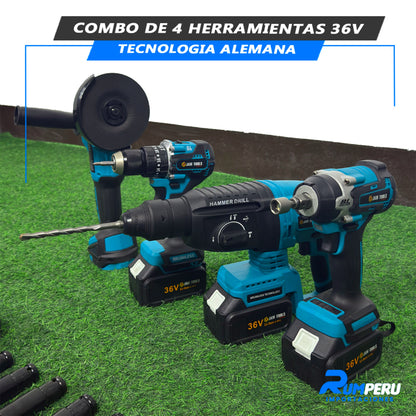 Combo 4 Herramientas 36V (Tecnología Japonesa)