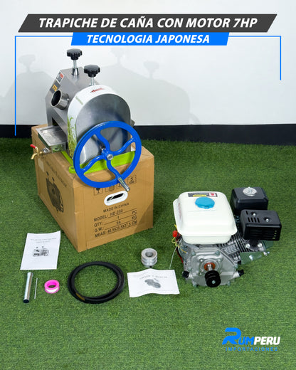 Trapiche De Caña Con Motor 7HP (Tecnología Japonesa)