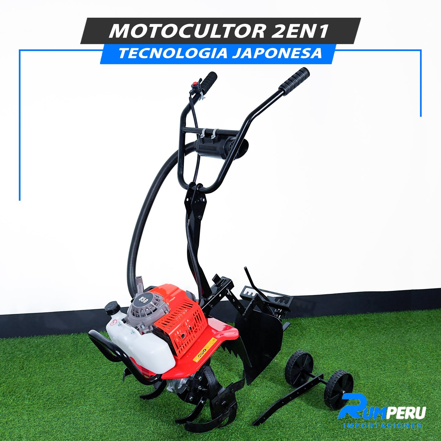 Motocultor 2 En 1 (Tecnología  Japonesa)