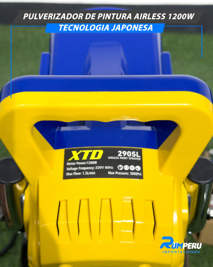 Pulverizador De Pintura Airless 1200W (Tecnología Japonesa)