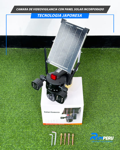 Cámara De Videovigilancia Con Panel Solar Incorporado Tecnología