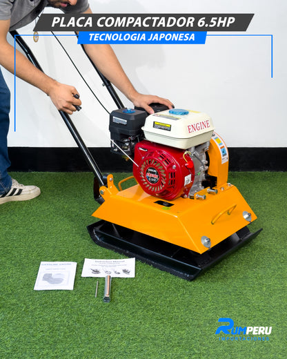 ¡Compactadora 6.5 HP – Tecnología Japonesa!