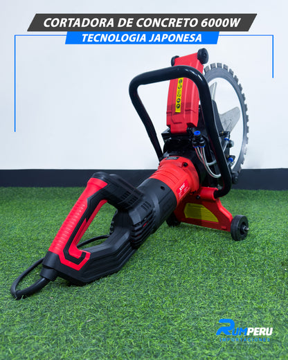 Cortadora De Concreto 6000W Tecnología Japonesa