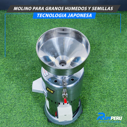 Molino Para Granos Húmedos y Semillas (Tecnología Japonesa)