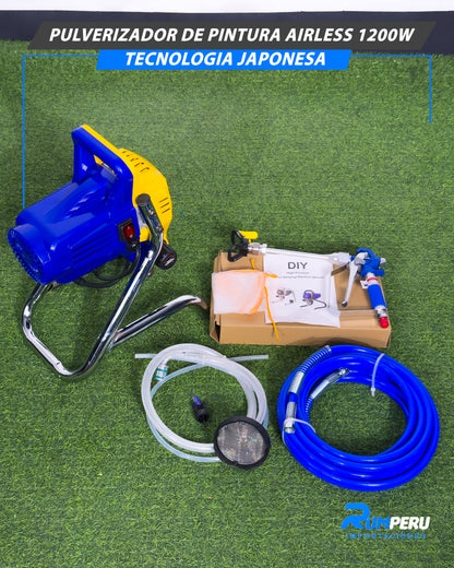 Pulverizador De Pintura Airless 1200W (Tecnología Japonesa)
