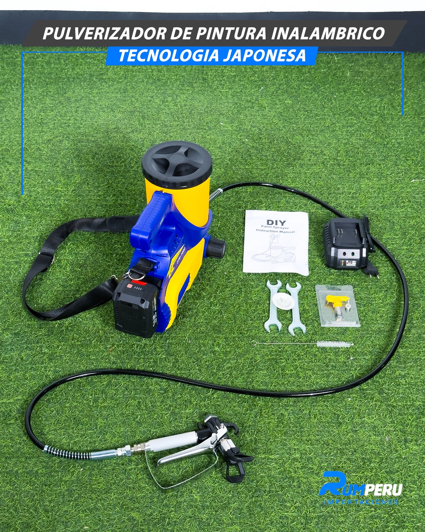 Pulverizador De Pintura Inalámbrico (Tecnología Japonesa)