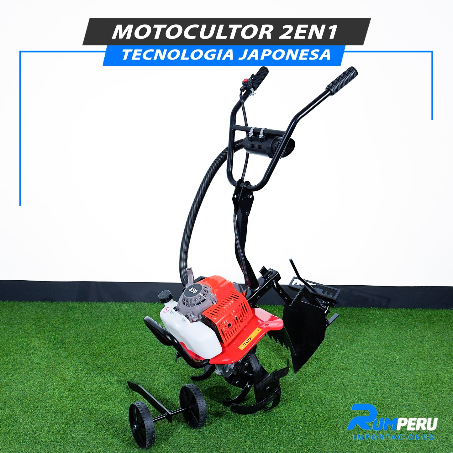 Motocultor 2 En 1 (Tecnología  Japonesa)
